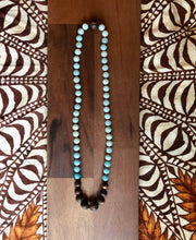 Load image into Gallery viewer, “Hawaiian Island Necklace” - Koa & Amazonite.
