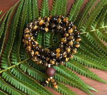 Load image into Gallery viewer, "Enduring Milo" - Tiger Eye Handmade 108 Stone Mala