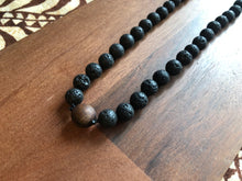Load image into Gallery viewer, “Hawaiian Island Necklace” Koa & Lava Stone
