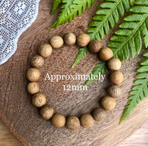 Handmade Hawaiian Mango Wood Bead Bracelets