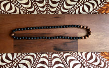 Load image into Gallery viewer, “Hawaiian Island Necklace” Koa & Lava Stone