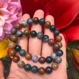“Uplifting” - Ocean Jasper Handmade Stone Bracelet