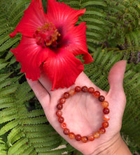 Load image into Gallery viewer, &quot;Aspiring&quot; - Red Banded Agate Stone Bracelet
