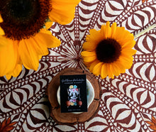 Load image into Gallery viewer, "Handmade Hawaiian Wood and Natural Stone Earrings" - Koa, Blue Tiger's Eye, and Lava Stone.