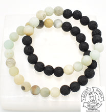 Load image into Gallery viewer, "Soothing Diffuser" - Amazonite and Lava Stone Diffuser Bracelet