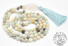 Load image into Gallery viewer, Matte Amazonite Handmade Mala