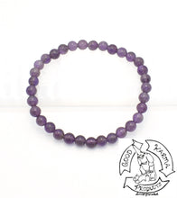 Load image into Gallery viewer, Amethyst Stone 6mm Bracelet