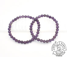 Load image into Gallery viewer, Amethyst Stone 6mm Bracelets