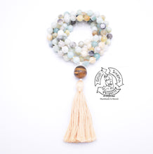 Load image into Gallery viewer, "Soothing"- Polished Amazonite Handmade 108 Stone Mala