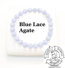 Load image into Gallery viewer, Rainbow Chakra Stone Bracelet Set - 7 Handmade Stone Bracelets