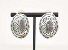 Load image into Gallery viewer, Vintage Sterling Silver Concho Southwest Earrings