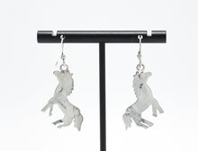 Load image into Gallery viewer, Vintage Sterling Silver Pony Earrings