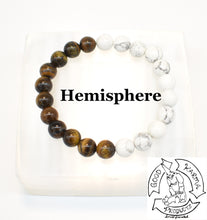 Load image into Gallery viewer, Tiger Eye and Howlite Bracelet Handmade