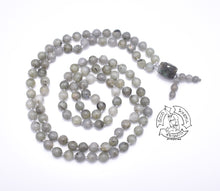 Load image into Gallery viewer, "Awakened" - Labradorite Handmade 108 Stone Japa Mala