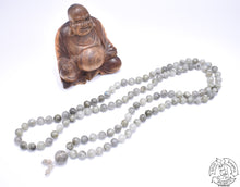 Load image into Gallery viewer, "Green Awakened Dreams" - Green Labradorite Handmade 108 Stone Mala