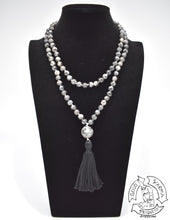 Load image into Gallery viewer, 108 Stone Mala handmade with Larvikite