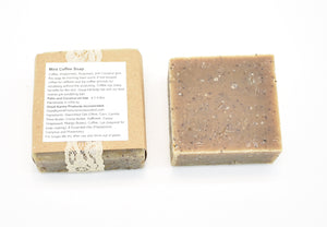 Cold Process Handmade Soap made with Coffee