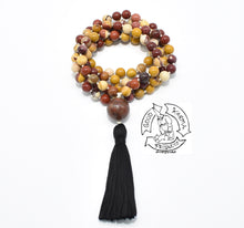 Load image into Gallery viewer, Mala Handmade with 108 Mookaite Stone Beads