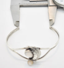 Load image into Gallery viewer, Mother of Pearl Sterling Silver Southwest Style Cuff Bracelet