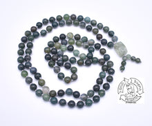 Load image into Gallery viewer, "Abounding" - Moss Agate Handmade 108 Stone Mala