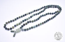 Load image into Gallery viewer, "Abounding" - Moss Agate Handmade 108 Stone Mala