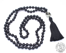 Load image into Gallery viewer, 108 Stone Japa Mala made with Onyx.