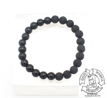 Load image into Gallery viewer, "Shielding Diffuser" - Onyx and Lava Stone Bracelet