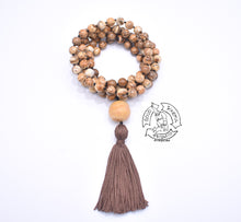 Load image into Gallery viewer, "Harmonizing" - Picture Jasper Handmade 108 Stone Japa Mala