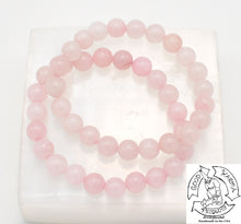 Load image into Gallery viewer, Rose Quartz Crystal Bead Bracelets