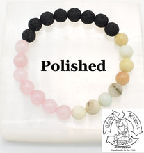 Load image into Gallery viewer, "Soothing and Loving Diffuser" - Rose Quartz, Amazonite, and Lava Stone Bracelet