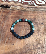 Load image into Gallery viewer, Insighting Diffuser with Koa &quot; - Tree Agate and Lava Stone Bracelet with Handmade Hawaiian Wood Bead
