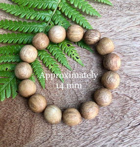 Handmade Hawaiian Mango Wood Bead Bracelets