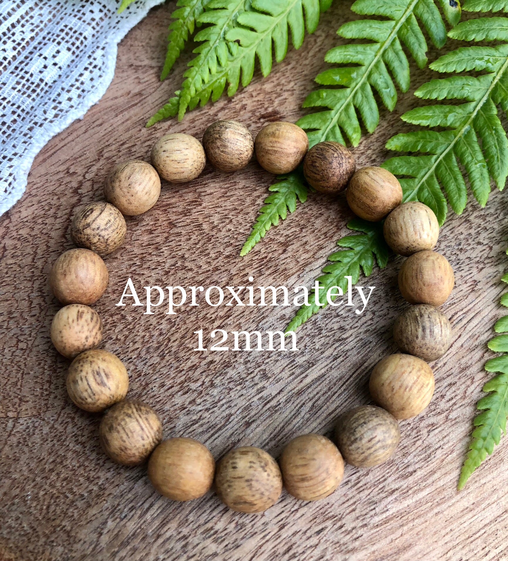 Handmade Hawaiian Mango Wood Bead Bracelets