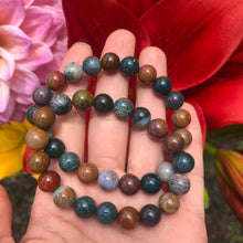 Load image into Gallery viewer, “Uplifting” - Ocean Jasper Handmade Stone Bracelet
