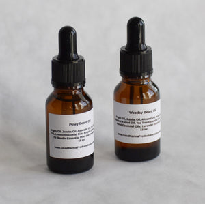 Handmade Essential Oils Beard Oil - 2 Pack