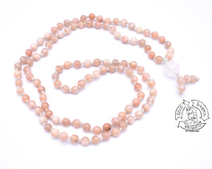 "Petite Easing" - Sunstone Handmade 108 Stone Bead Mala