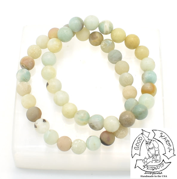 Amazonite Stretchy Stone Bracelets