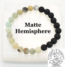 Load image into Gallery viewer, &quot;Soothing Diffuser&quot; - Amazonite and Lava Stone Diffuser Bracelet
