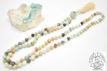 Load image into Gallery viewer, Polished Amazonite Handmade Mala
