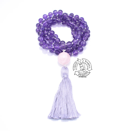 Amethyst Handmade Mala