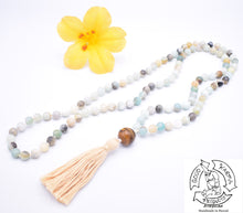 Load image into Gallery viewer, &quot;Soothing&quot;- Polished Amazonite Handmade 108 Stone Mala
