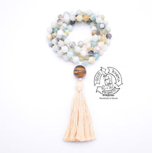 Load image into Gallery viewer, &quot;Soothing&quot;- Polished Amazonite Handmade 108 Stone Mala
