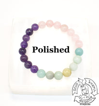 Load image into Gallery viewer, &quot;Soothing Healing Love&quot; - Amazonite, Amethyst, and Rose Quartz Stone Bracelet
