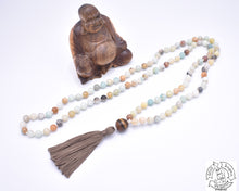 Load image into Gallery viewer, Natural Stone Mala made with Amazonite
