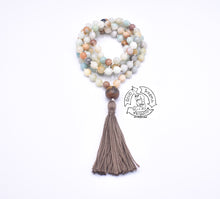 Load image into Gallery viewer, 108 Stone Mala made of Amazonite
