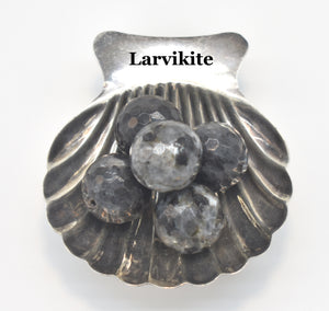 Larvikite Guru Beads