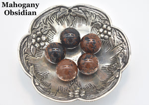 Mahogany Obsidian Guru Beads