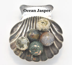 Ocean Jasper Guru Beads