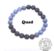 Load image into Gallery viewer, &quot;Comforting Diffuser&quot; - Blue Coral and Lava Stone Bracelet
