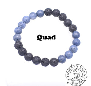 "Comforting Diffuser" - Blue Coral and Lava Stone Bracelet